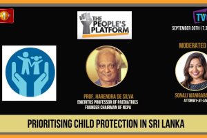 The People's Platform Episode 56 - Prioritising child protection in Sri Lanka