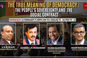 The True Meaning of Democracy: The People's Sovereignty and the Social Contract - 2022.02.22