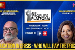 TPP - Prof. Arjuna Parakrama - Education in crisis : who will pay the price? - 2023.10.30
