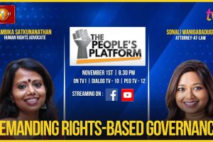 TPP - Ambika Satkunanathan - Demanding rights-based governance - 2023.11.01