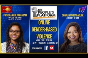 The People's Platform | Priskila Arulpragasam | Online Gender-based Violence - 2024.04.29