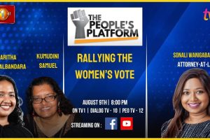 Rallying the Women’s Vote. Saritha Irugalbandara & Kumudini Samuel on The People’s Platform