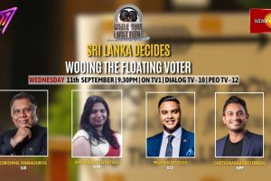 Face The Nation. Sri Lanka Decides: Wooing The Floating Voter. September 11, 2024. At 9.30 p.m.