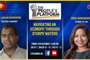 Navigating An Economy Through Stormy Waters. Dr. Ahilan Kadirgamar, political economist