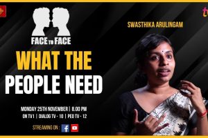 What The People Need. Swasthika Arulingam, on Face To Face - 2024.11.25