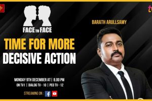 Time For More Decisive Action. Barath Arullsamy on Face To Face - 2024.12.09