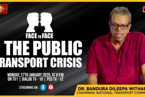 The Public Transport Crisis. Dr. Bandura Dileepa Witharana, Chairman - National Transport Commission