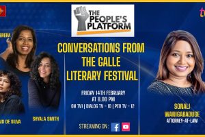 Conversations From The Galle Literary Festival Sashi Perera - Saraid de Silva and Shyala Smith