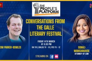Conversations From The Galle Literary Festival. Tom Parker-Bowles on The People’s Platform