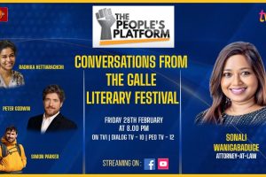 Conversations From The Galle Literary Festival Radhika Hettiarachchi - Peter Godwin and Simon Parker