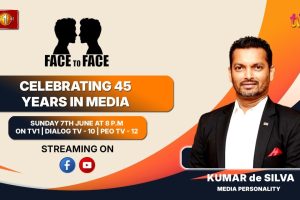 Celebrating 45 years in media. Kumar de Silva on Face To Face.